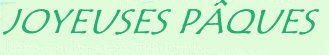 Joyeuses P�ques